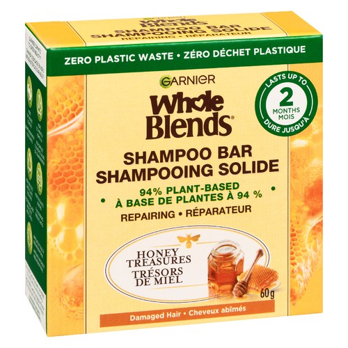 Garnier Ultra Doux Whole Blends Honey Treasures Solid Shampoo 60 g