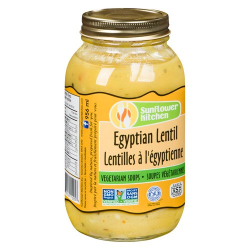 Sunflower Kitchen Gluten Free  Soup Egyptian Lentil 956 ml