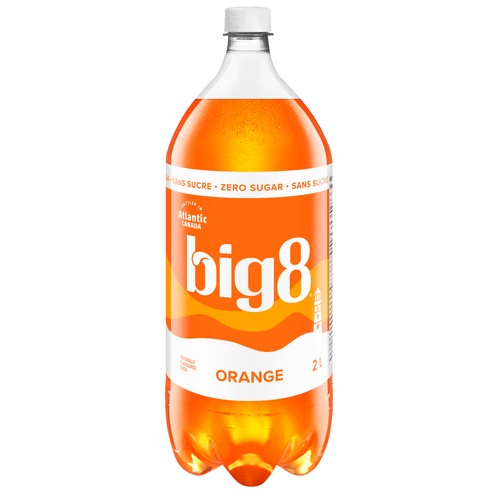 Big 8 Diet Soft Drink Orange 2 L (bottle)
