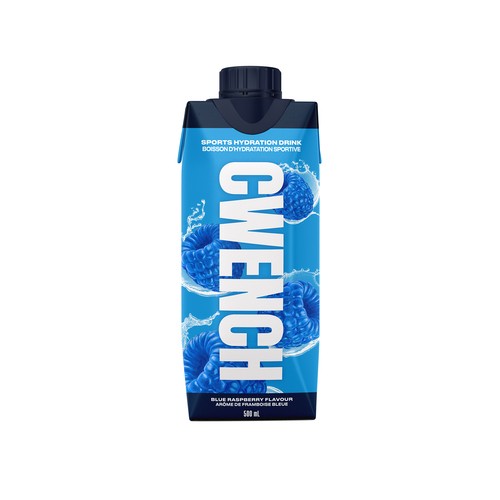 Cwench Hydration Sports Drink Blue Raspberry 500 ml