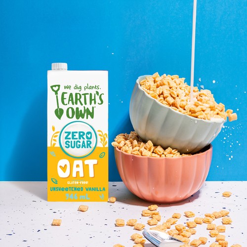 Earth's Own Zero Sugar Gluten-Free Oat Milk Alternative Vanilla 946 ml