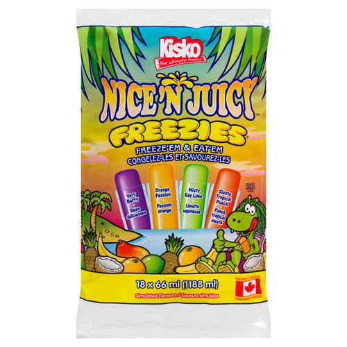 Nice 'N Juicy Freezies 18 x 66 ml 