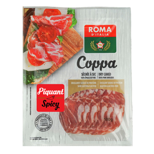 Roma Sliced Coppa Hot 100 g