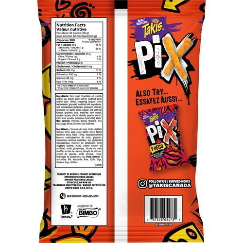 Takis Pix Cheezy Blast Snack Cheese Flavour 240 g