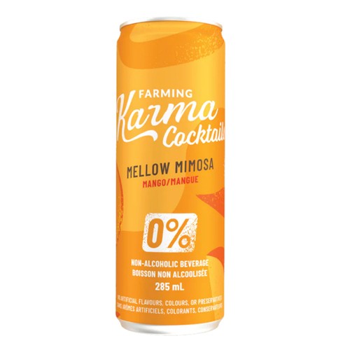 Farming Karma Cocktails 0% Alcohol Drink Mellow Mimosa 285 ml
