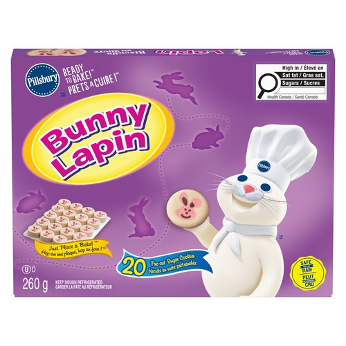 Pillsbury Ready To Bake! Sugar Cookies Bunny 260 g