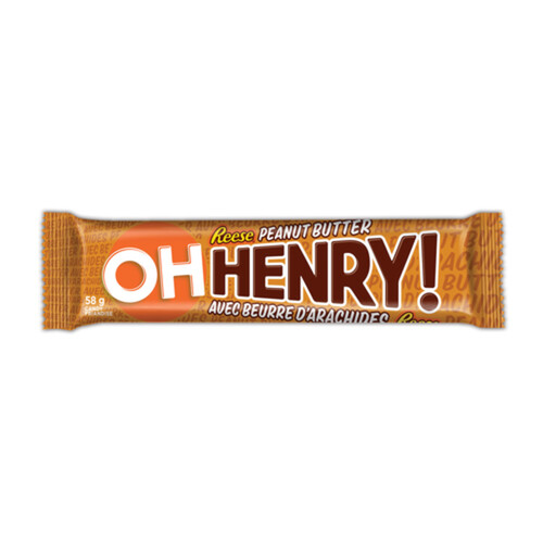 Oh Henry! Chocolate Bar Reese Peanut Butter 58 g