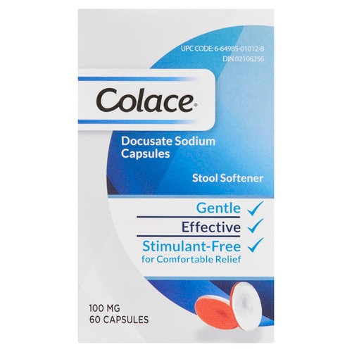 Colace Capsules Stool Softener 60 EA