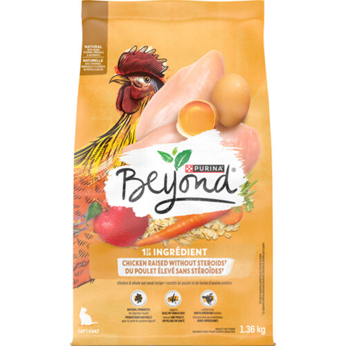 Beyond Simply Dry Cat Food Farm-Raised Chicken & Whole Oat Meal Recipe 1.36 kg