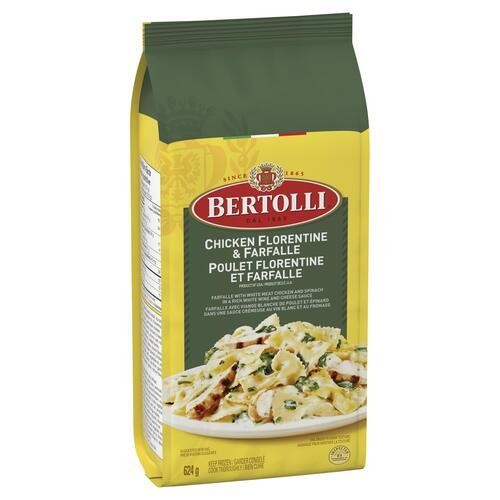 Bertolli Frozen Pasta Dish Florentine And Farfalle Chicken 624 g