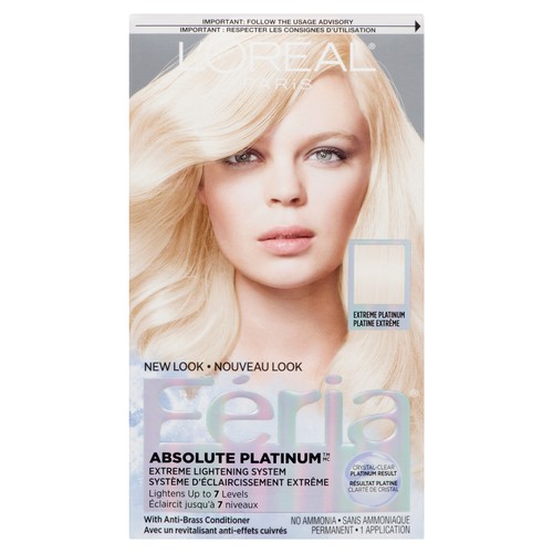 L'Oréal Hair Color Feria Absolute Platinum Extreme Platinum 1 Box 