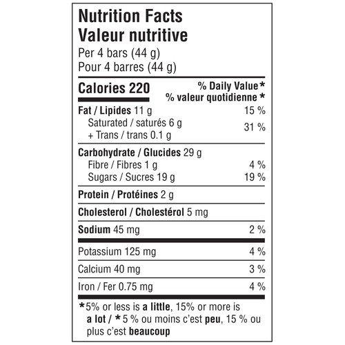 Coffee Crisp Peanut-Free Chocolate Bars Juniors 8 Pack 88 g