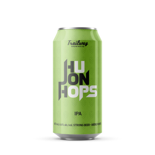 Trailway Hu Jon Hops IPA Beer 6.6%  Alcohol 473 ml (can)