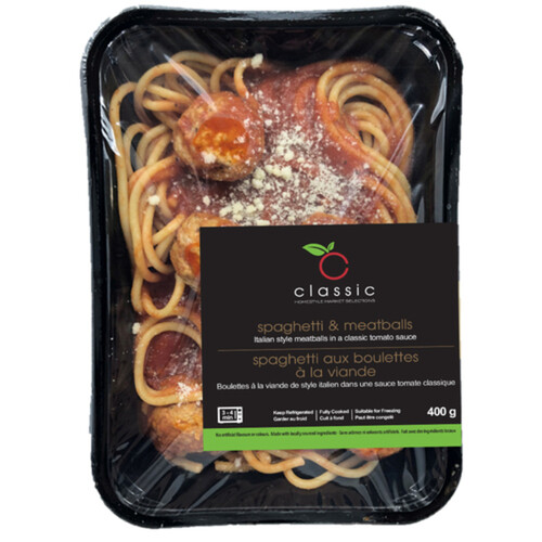 Homestyle Market Selections Spaghetti and Meatballs 400 g