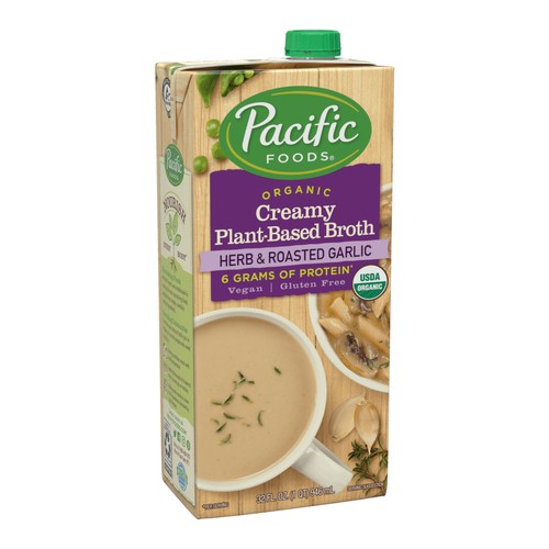 Pacific Foods Organic Broth Herb & Roasted Garlic 946 ml