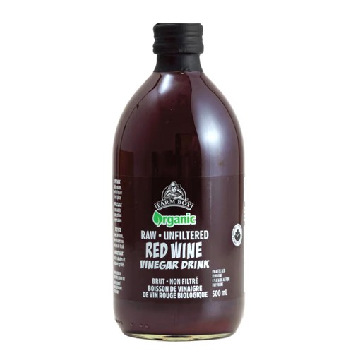 Farm Boy Organic Vinegar Drink Red Wine 500 ml