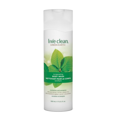Live Clean Body Wash Bonus Green Earth 500 ml