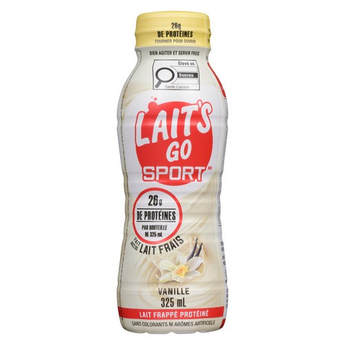 Lait's Go Breuvage au lait Sport à la vanille protéiné 325 ml
