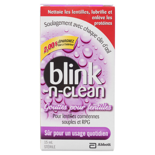 BlinkNClean Soft & RGP Contact Lenses Eyedrops 15 ml Voilà Online Groceries & Offers