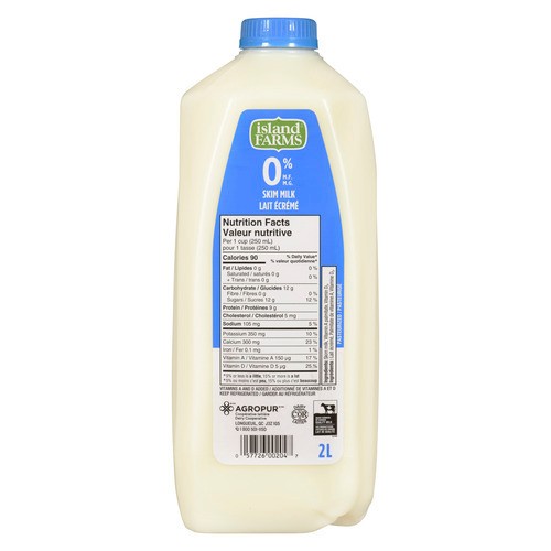 Island Farms 0% Skim Milk 2 L