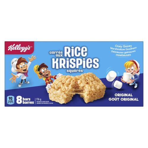 Kellogg's Rice Krispies Squares Original 8 Bars 176 g