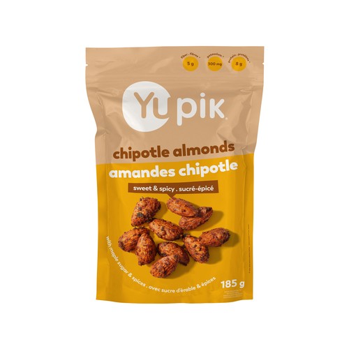 Yupik Snack Almonds Maple Chipotle 185 g