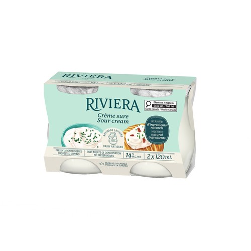 Riviera 14% Sour Cream 2 x 120 ml