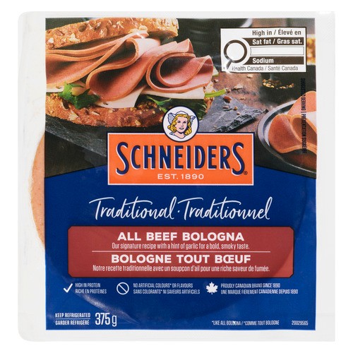 Schneiders Traditional Bologna All Beef 375 g