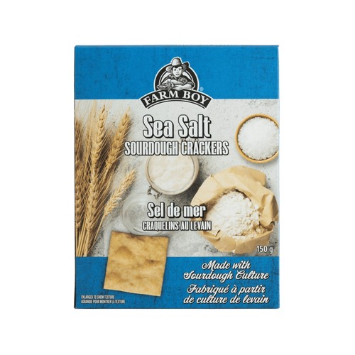 Farm Boy Sourdough Crackers Sea Salt 150 g