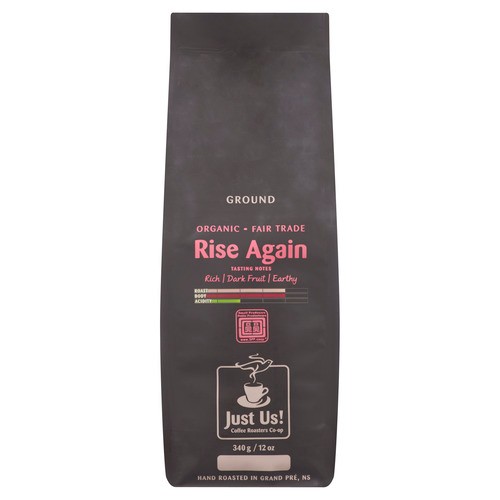 Just Us! Organic Ground Coffee Rise Again 340 g