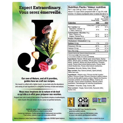 Jordans Muesli Super Berry 400 g
