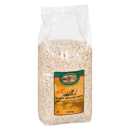 Willow Creek Gluten-Free Organic Quick Roll Oats 1.35 kg