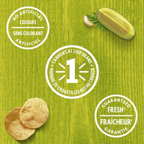 Lay's Potato Chips Dill Pickle Flavoured 220 g
