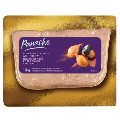 Panache Pork And Duck Mousse With Port Wine Pate 150 g