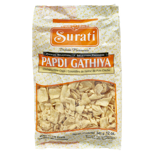 Surati Chick Pea Flour Chips Papdi Gathiya 341 g