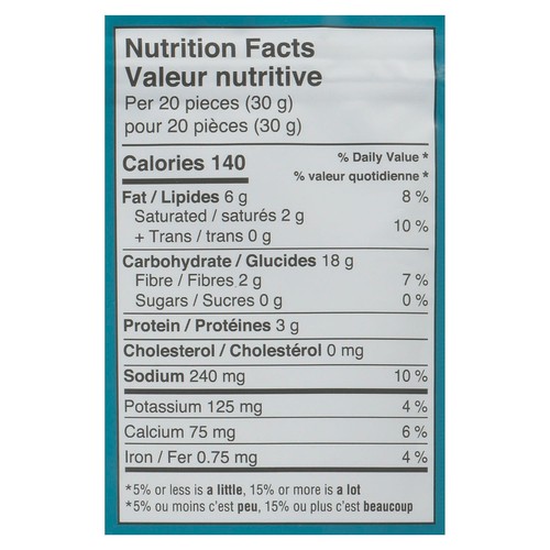 Hippie Snack Crunchers Snacking Crackers Salt & Vinegar 110 g