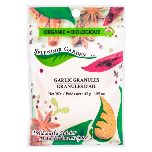 Splendor Garden Organic Garlic Granules 45 g