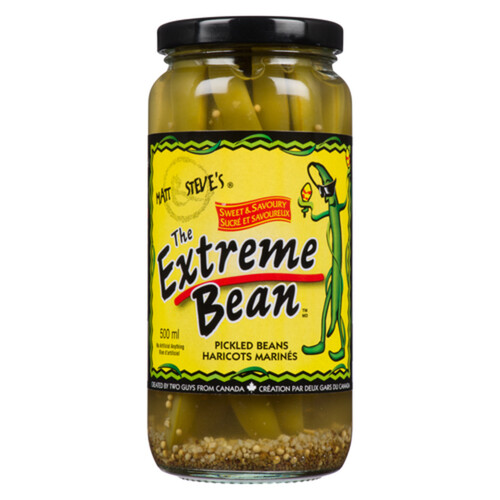 Matt & Steve's The Extreme Bean Pickled Bean Sweet & Savoury 500