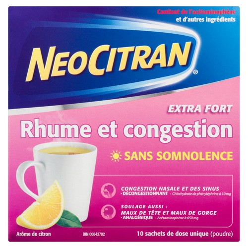 NeoCitran Cold & Sinus Extra Strength Powder 11 EA