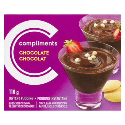 Compliments Instant Pudding Chocolate 110 g