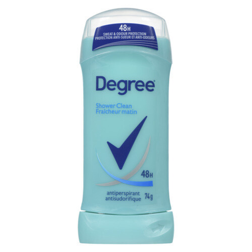 Degree Antiperspirant Stick Shower Clean For 48 Hour Sweat Protection 74 g