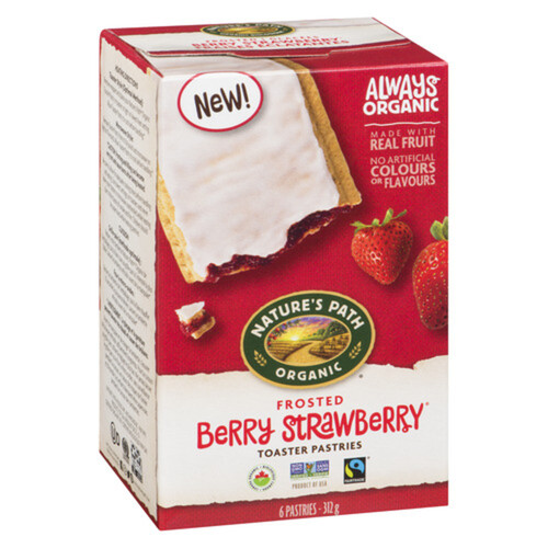 Nature's Path Organic Toaster Pastries Berry Strawberry 312 g