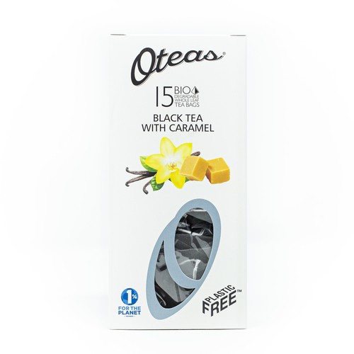 Oteas Black Tea With Caramel 15 Tea Bags