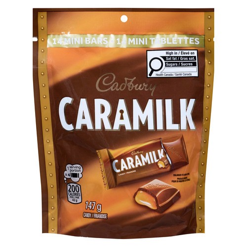 Cadbury Caramilk  Mini Bars Chocolate 147 g