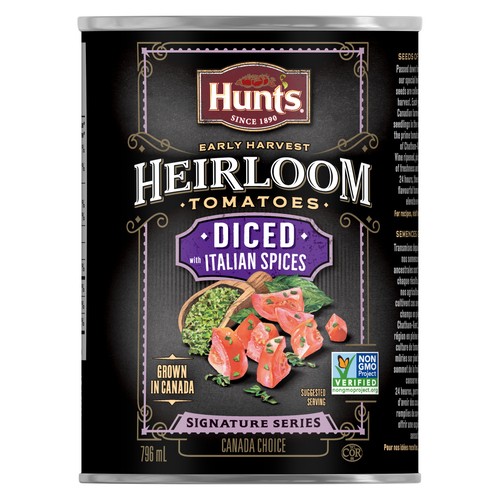 Hunt's Heirloom Tomato Diced Italian Spices 796 ml