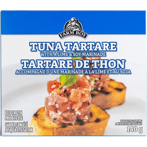 Farm Boy Tuna Tartare With Lime & Soy Marinade 140 g (frozen)
