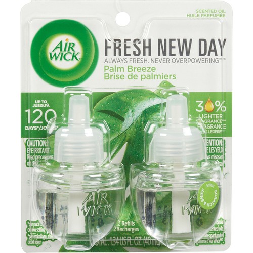 Air Wick Air Freshener Scented Oil Plug In Palm Breeze 2 x 20 ml