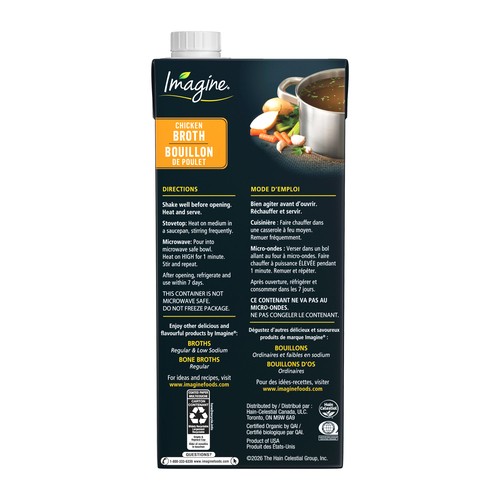 Imagine Organic Broth Chicken 946ml