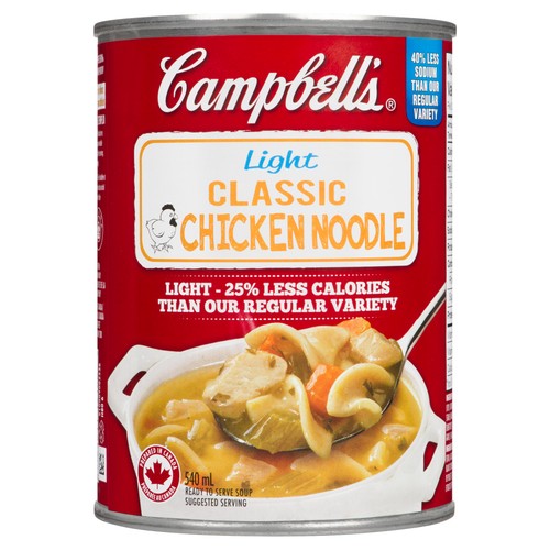 Campbell's Soup Ready To Eat Light Chicken Noodle 540 ml