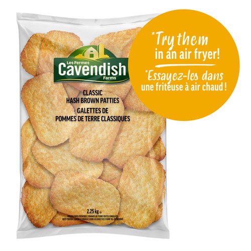 Cavendish Farms Classic Hash Brown Patties Club Pack 2.25 kg